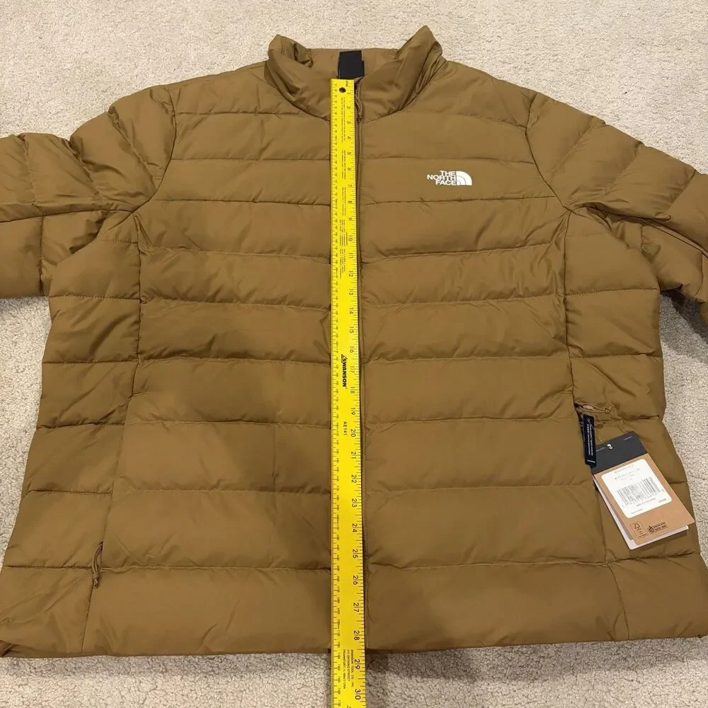 NEW The North Face Big Aconcagua 3 Jacket Puffer 600 Fill Men 2X Utility Brown